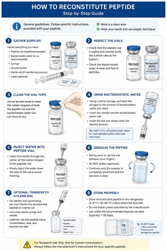 How to Reconstitute Peptides